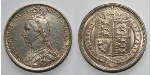 1 Sixpence / 6 Penny Royaume-Uni de Grande-Bretagne et d