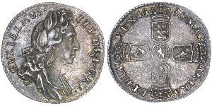 1 Sixpence / 6 Penny Regno d