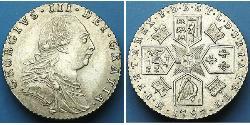 1 Sixpence / 6 Penny Reino Unido Plata Jorge III (1738-1820)