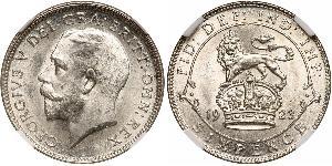 1 Sixpence / 6 Penny Reino Unido de Gran Bretaña e Irlanda (1801-1922) Plata Jorge V (1865-1936)