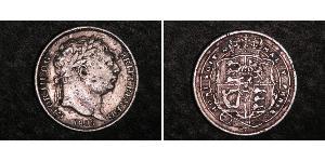 1 Sixpence / 6 Penny Reino Unido de Gran Bretaña e Irlanda (1801-1922) Plata Jorge III (1738-1820)