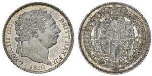 1 Sixpence / 6 Penny Reino Unido de Gran Bretaña e Irlanda (1801-1922) Plata Jorge III (1738-1820)