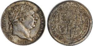 1 Sixpence / 6 Penny Reino Unido de Gran Bretaña e Irlanda (1801-1922) Plata Jorge III (1738-1820)