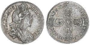 1 Sixpence / 6 Penny Königreich England (927-1649,1660-1707) Silber Wilhelm III (1650-1702)