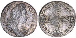 1 Sixpence / 6 Penny Königreich England (927-1649,1660-1707) Silber Wilhelm III (1650-1702)