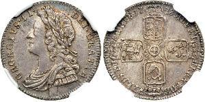 1 Sixpence / 6 Penny Königreich Großbritannien (1707-1801) Silber Georg II (1683-1760)