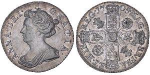 1 Sixpence / 6 Penny Königreich Großbritannien (1707-1801) Silber Anne (Großbritannien)(1665-1714)