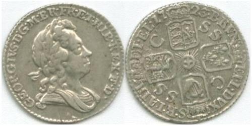 1 Sixpence / 6 Penny Königreich Großbritannien (1707-1801) Silber Georg I (1660-1727)