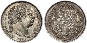 1 Sixpence / 6 Penny Vereinigtes Königreich von Großbritannien und Irland (1801-1922) Silber Georg III (1738-1820)