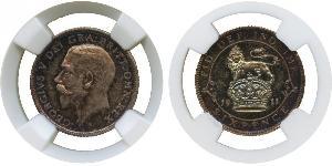 1 Sixpence / 6 Penny Vereinigtes Königreich von Großbritannien und Irland (1801-1922) Silber George V (1865-1936)
