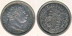 1 Sixpence / 6 Penny Vereinigtes Königreich von Großbritannien und Irland (1801-1922) Silber Georg III (1738-1820)