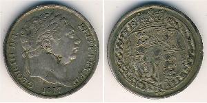 1 Sixpence / 6 Penny Vereinigtes Königreich von Großbritannien und Irland (1801-1922) Silber Georg III (1738-1820)