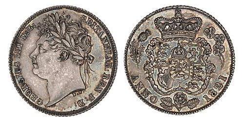 1 Sixpence / 6 Penny Vereinigtes Königreich von Großbritannien und Irland (1801-1922) Silber Georg IV (1762-1830)