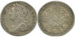 1 Sixpence / 6 Penny Kingdom of Great Britain (1707-1801) Silver George II (1683-1760)
