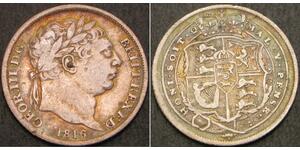 1 Sixpence / 6 Penny United Kingdom of Great Britain and Ireland (1801-1922) Silver George III (1738-1820)