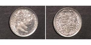 1 Sixpence / 6 Penny United Kingdom of Great Britain and Ireland (1801-1922) Silver George III (1738-1820)