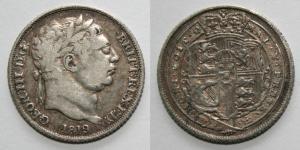 1 Sixpence / 6 Penny United Kingdom of Great Britain and Ireland (1801-1922) Silver George III (1738-1820)