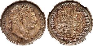 1 Sixpence / 6 Penny United Kingdom of Great Britain and Ireland (1801-1922) Silver George III (1738-1820)