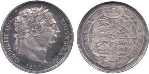 1 Sixpence / 6 Penny United Kingdom of Great Britain and Ireland (1801-1922) Silver George III (1738-1820)
