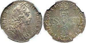 1 Sixpence / 6 Penny 英格兰王国 銀 威廉三世 (奥兰治)