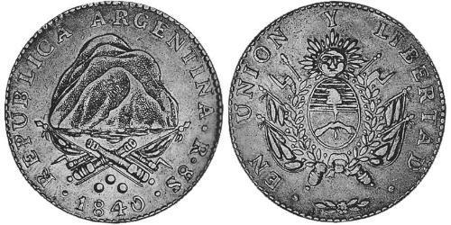 1 Sol Provinces-Unies du Río de la Plata (1810 -1831) Argent 
