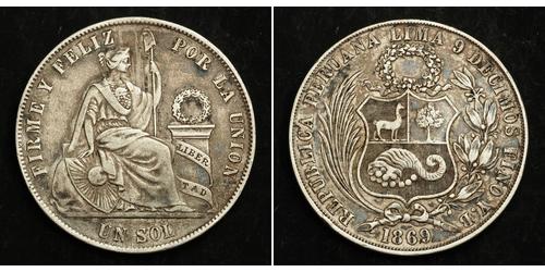 1 Sol Pérou Argent 