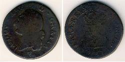 1 Sol Reino de Francia (843-1791) Cobre 