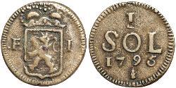 1 Sol Luxembourg (pays) Cuivre 
