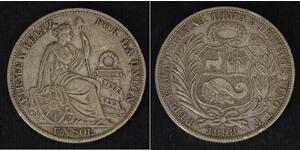 1 Sol Perú Plata 