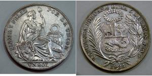 1 Sol Perú Plata 