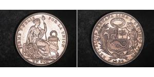 1 Sol Perú Plata 