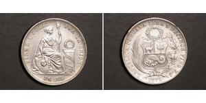 1 Sol Perú Plata 