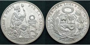 1 Sol Perú Plata 