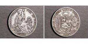 1 Sol Perú Plata 