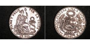 1 Sol Perú Plata 