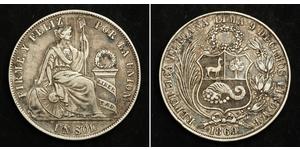 1 Sol Perú Plata 