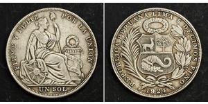 1 Sol Peru Silber 