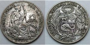 1 Sol Peru Silver 