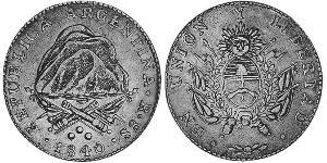 1 Sol 拉普拉塔联合省 (1810 - 1831) 銀 