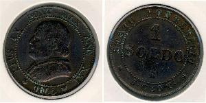 1 Soldo Estados Pontificios (752-1870)  Pío IX (1792- 1878)