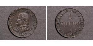 1 Soldo États pontificaux (752-1870)  Pie IX (1792- 1878)