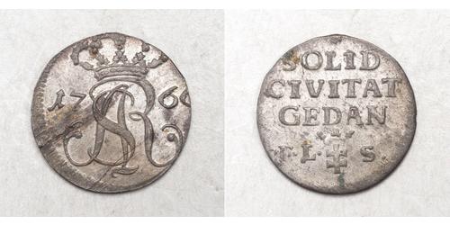 1 Solidus Pologne Billon Argent Stanislaw II Poniatowski