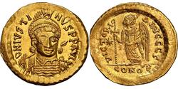 1 Solidus Byzantine Empire (330-1453) Gold 