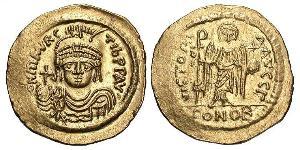 1 Solidus Byzantinisches Reich (330-1453) Gold Maurikios (539-602)