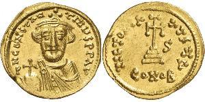 1 Solidus Byzantinisches Reich (330-1453) Gold Constans II (630-668)