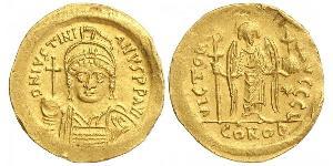 1 Solidus Byzantinisches Reich (330-1453) Gold Justinian I (482-565)