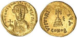 1 Solidus Byzantinisches Reich (330-1453) Gold Constans II (630-668)