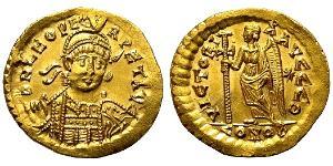 1 Solidus Byzantinisches Reich (330-1453) Gold Leo I (401-474)