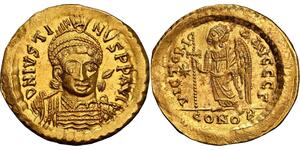 1 Solidus Byzantinisches Reich (330-1453) Gold 