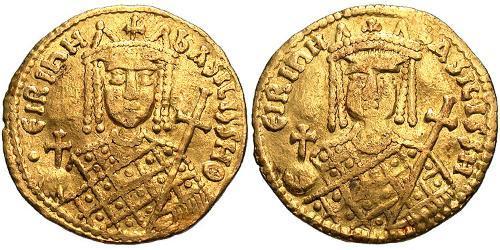 1 Solidus Byzantinisches Reich (330-1453) Gold Irene Sarantapechaina (752-803)